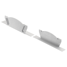 Kichler 1TEE4W3RCSSIL - TE Pro Series Arches Center-in-Ceiling Channel End Caps