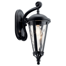 Kichler 49233BSL - Cresleigh 18" 1 Light Wall Light Black with Silver Highlights